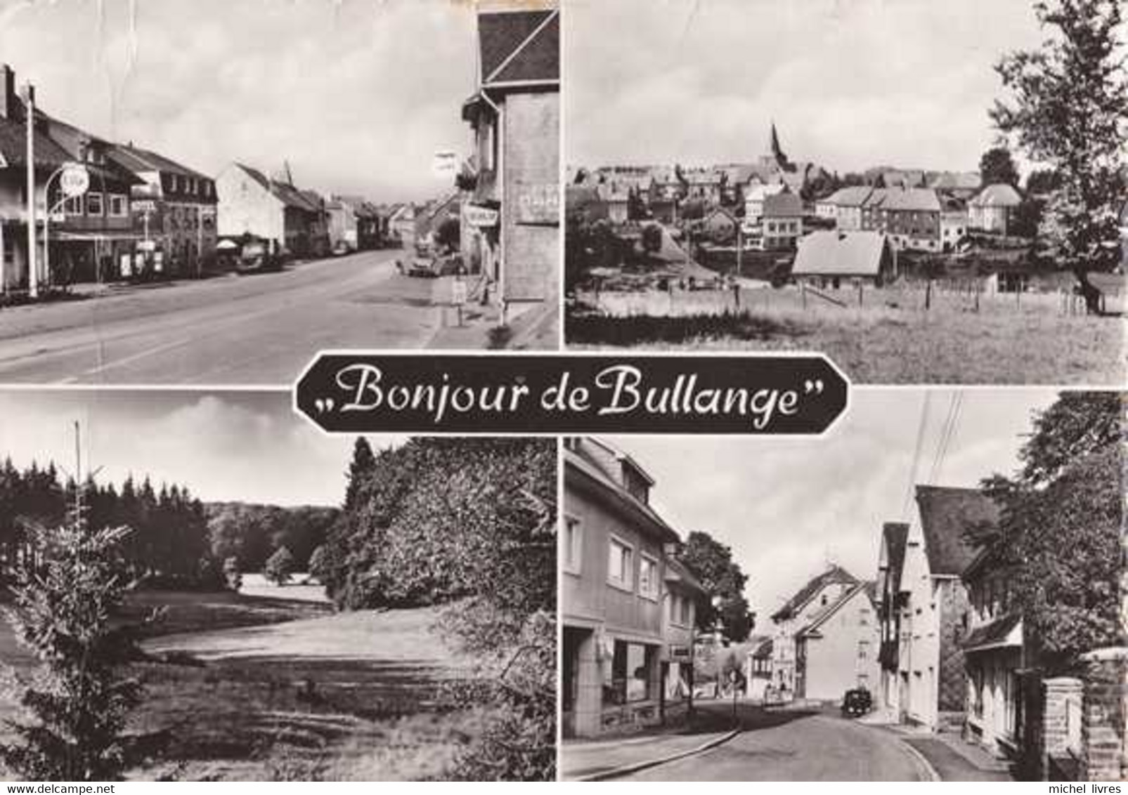 Bullange - Bullingen - Bonjour De  - Multivues-  Circulé - BE - Bullange - Bullingen