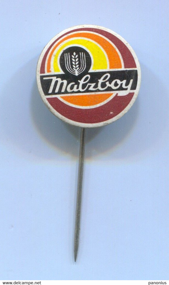 MALZBOY - Beverage Drink, Vintage Pin, Badge, Abzeichen - Boissons