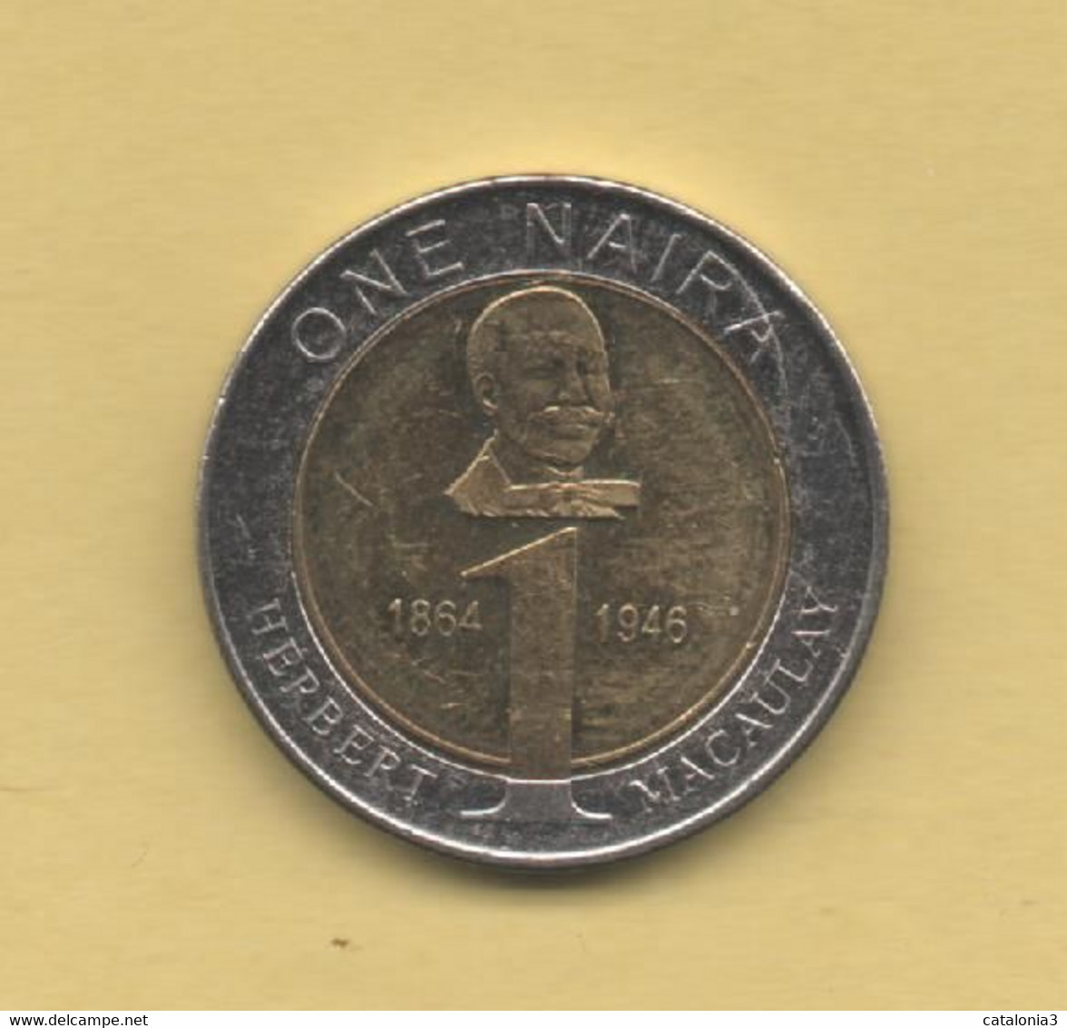 NIGERIA - 1 Naira 2006 Bimetal - Nigeria