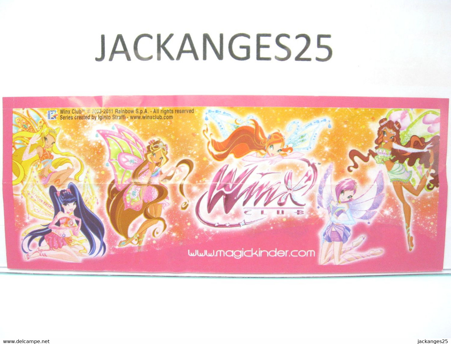 KINDER MPG NV 127  WINX CLUB  2011  + BPZ - Families