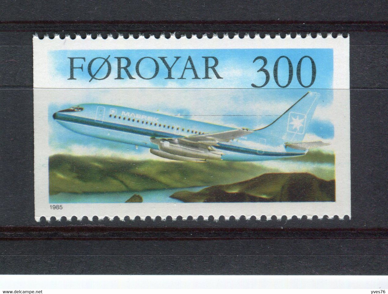 ILES FEROE - Y&T N° 121** - MNH - Avion - Boeing 737 - Faroe Islands