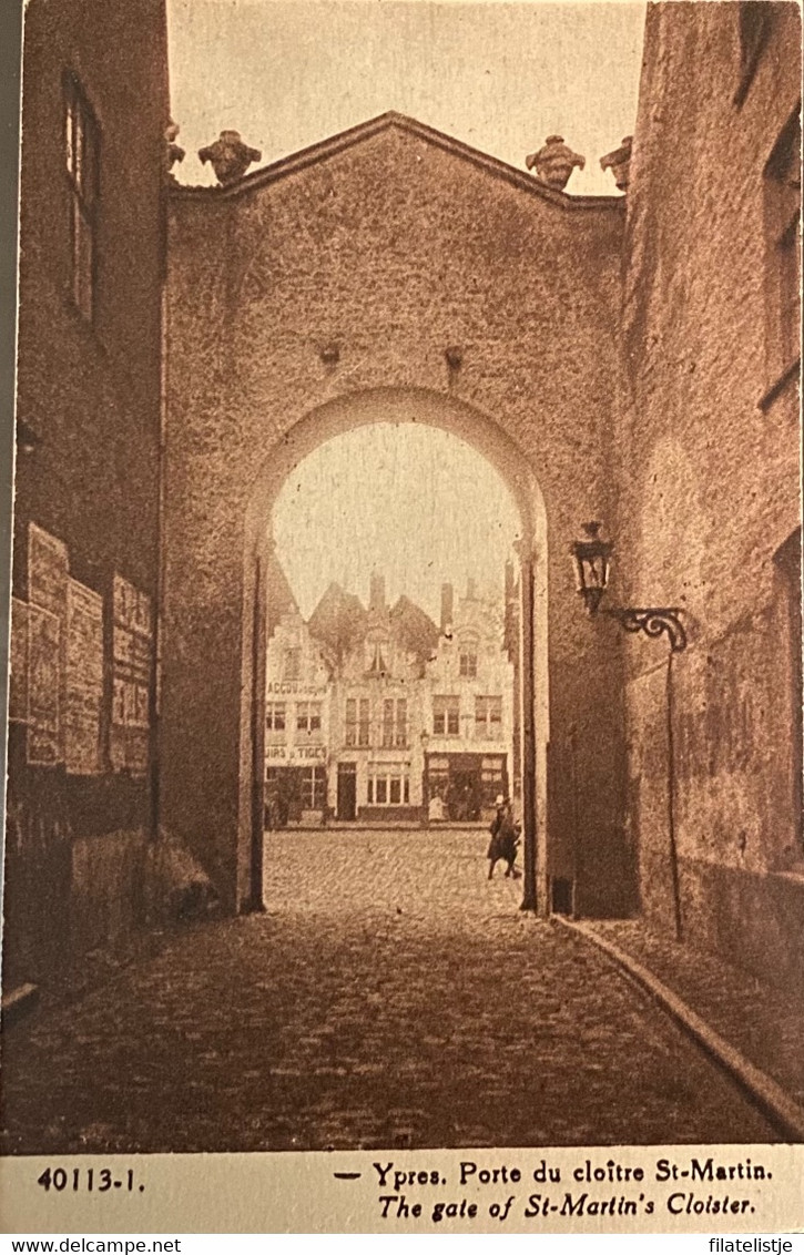 Ieper De Poort Van Het St Martin Klooster - Ieper