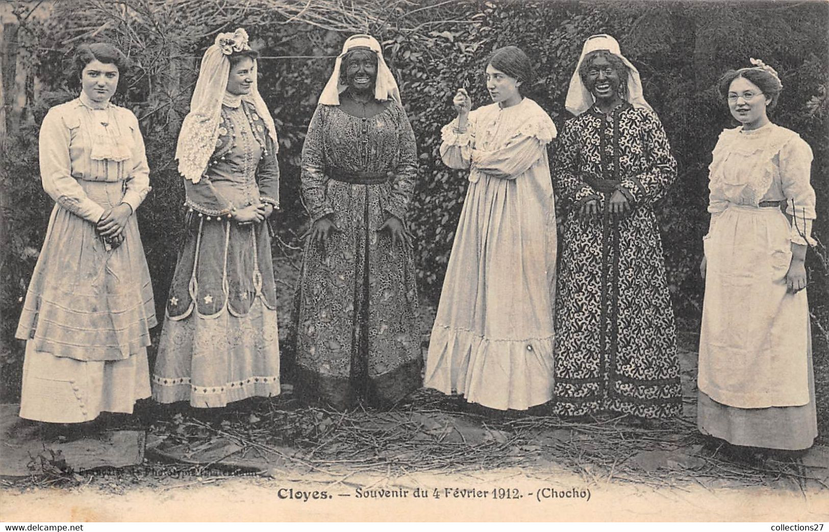 28-CLOYES- SOUVENIR DU 4 FEVRIER 1912- CHOCHO - Cloyes-sur-le-Loir