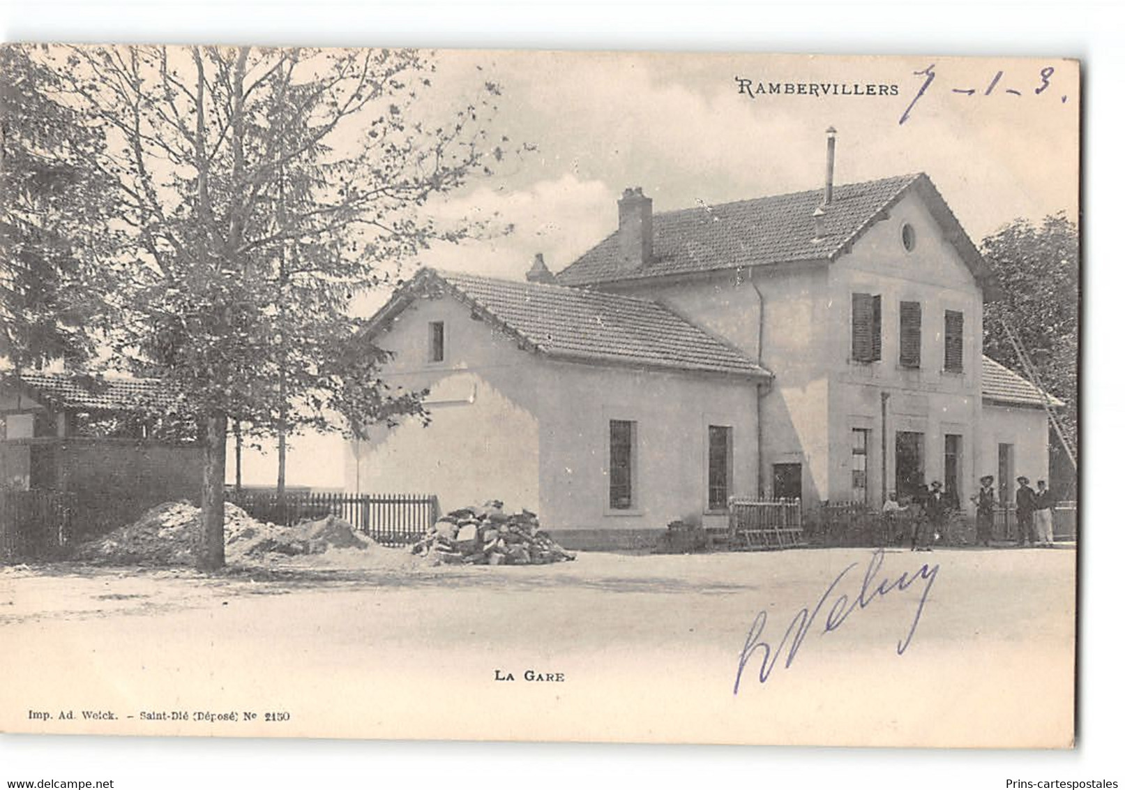 CPA 88 Rambervillers La Gare - Rambervillers