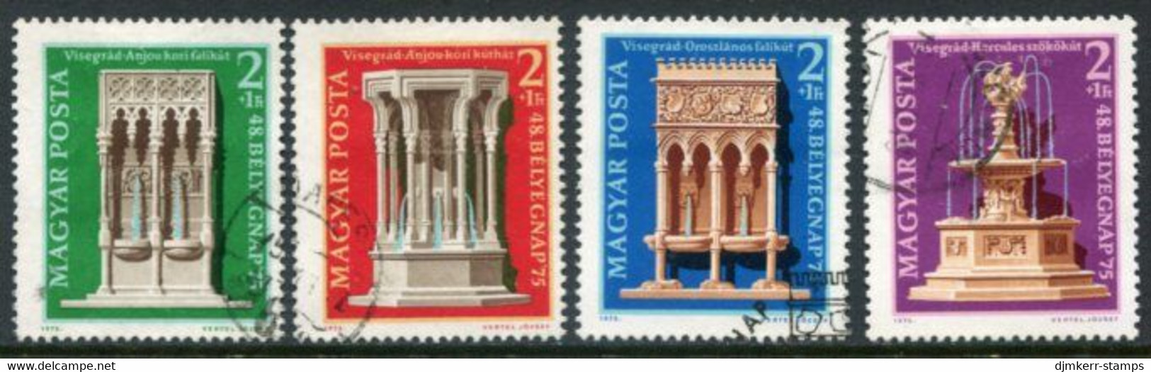 HUNGARY 1975 Stamp Day: Protection Of Monuments  Used...  Michel 3060-63 - Usati