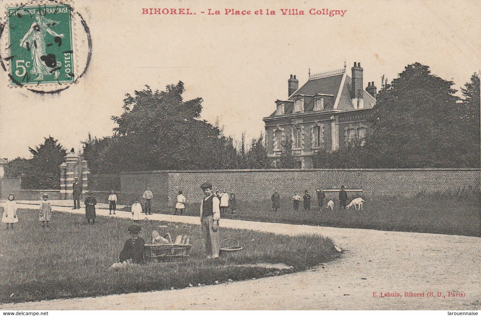 76 - BIHOREL - La Place Et La Villa Coligny - Bihorel