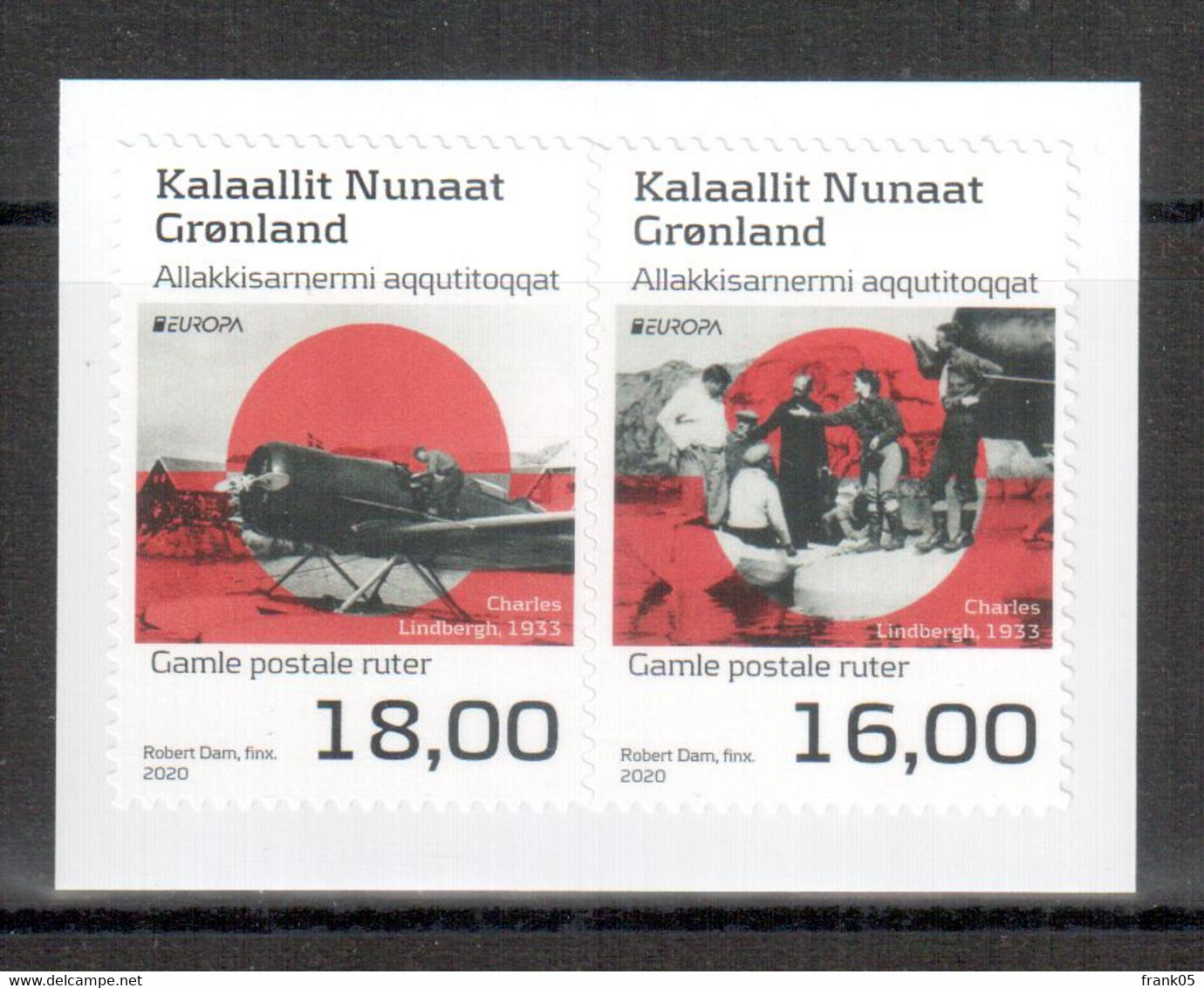 Grönland / Greenland / Groenland 2020 Satz Aus MH/set From Booklet EUROPA ** - 2020