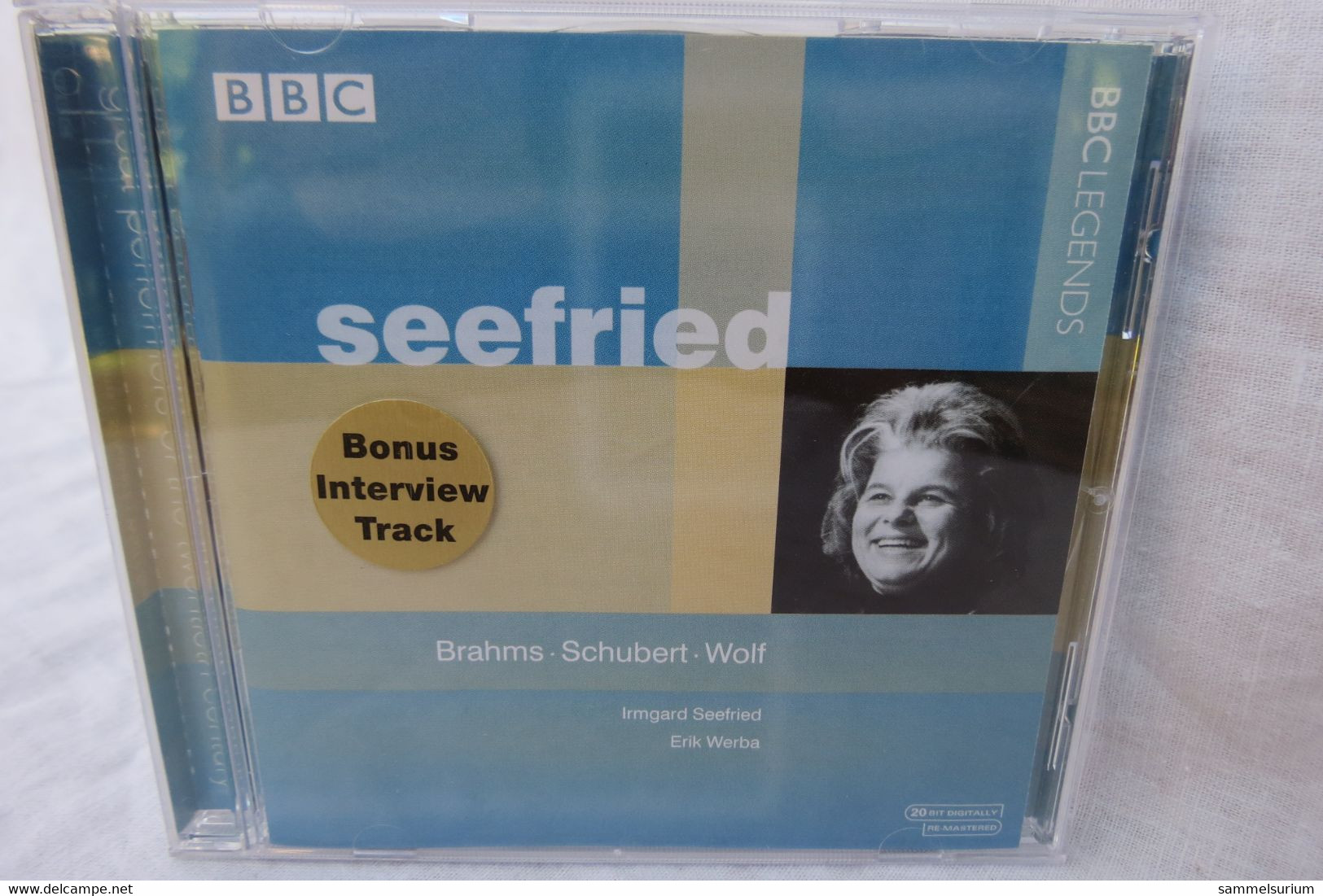 CD "Irmgard Seefried" Brahms, Schubert, Wolf, BBC Legenden - Opere