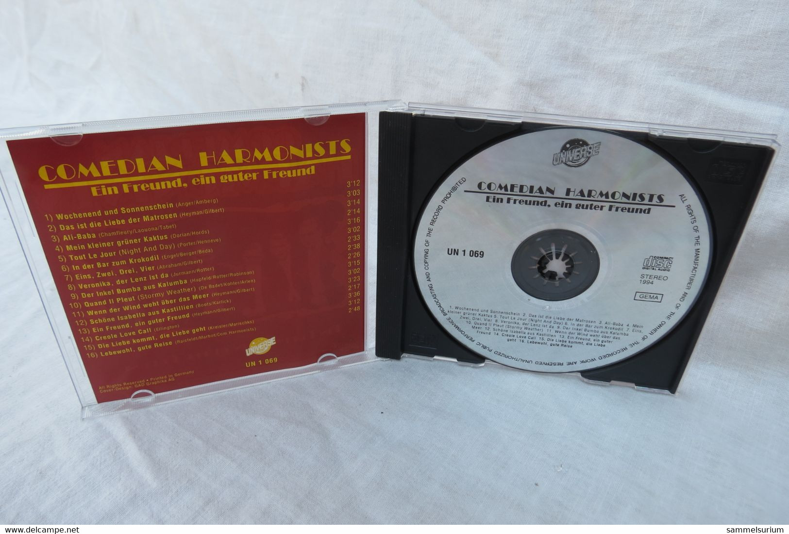 CD "Comedia Harmonists" Ein Freund, Ein Guter Freund - Autres - Musique Allemande