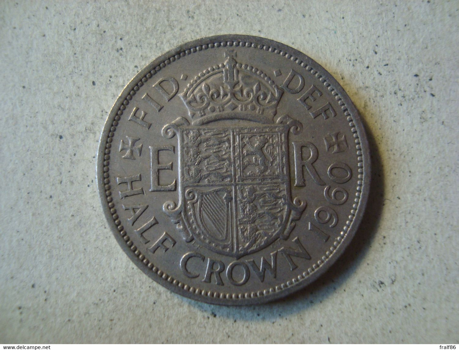 MONNAIE GRANDE BRETAGNE 1/2 CROWN 1960 - K. 1/2 Crown