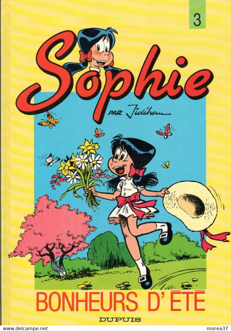 SOPHIE  "Bonheurs D'été"   Tome 03 De JIDEHEM  EDITIONS DUPUIS - Sophie