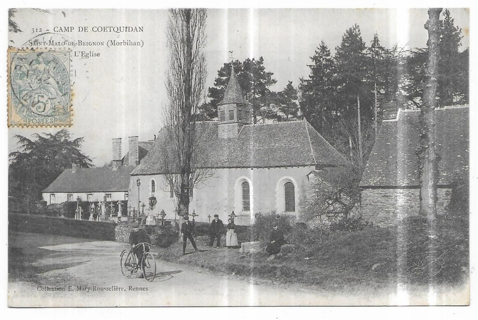 Saint Malo De Beignon L' Eglise Collection E. Mary-Rousselière, Rennes - Sonstige & Ohne Zuordnung