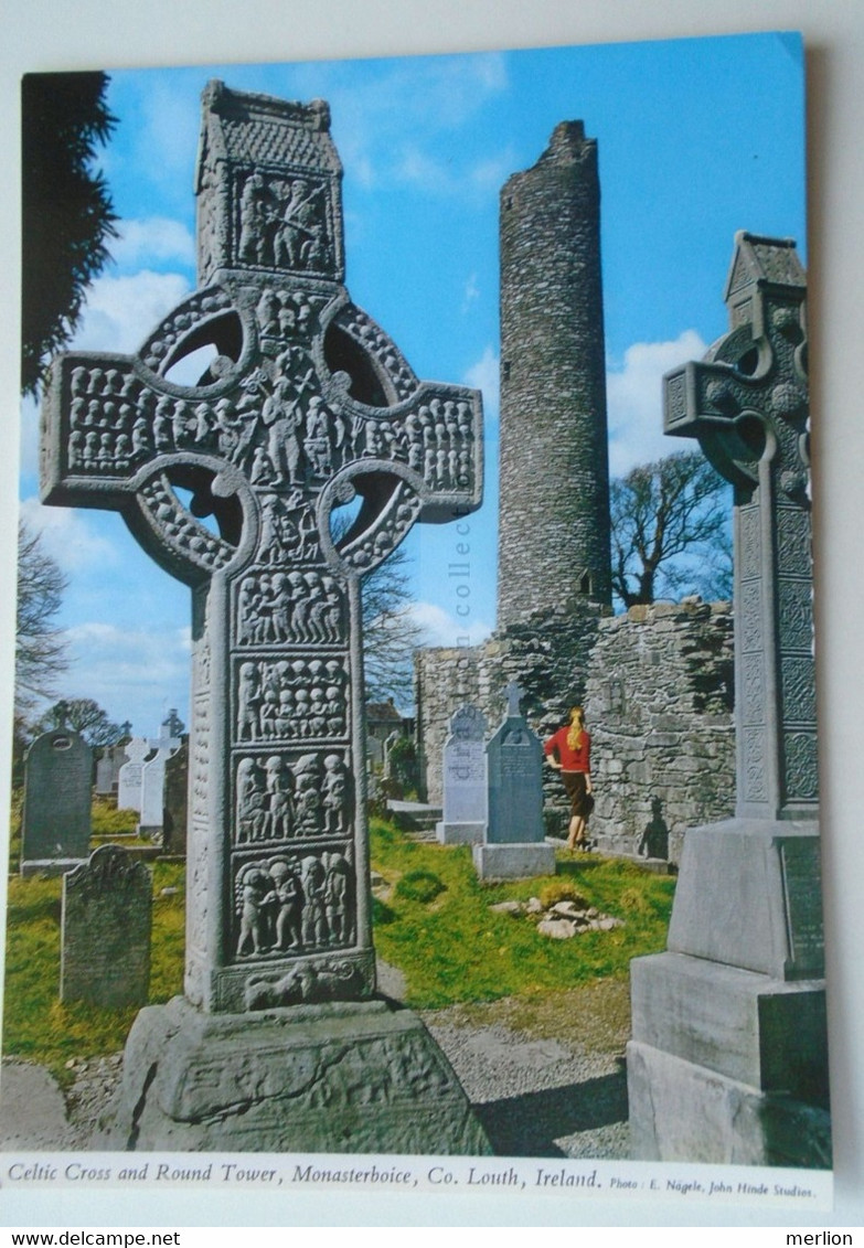 D180681 The High Cross And Round Tower Monasterboice Co Louth Ireland - Louth