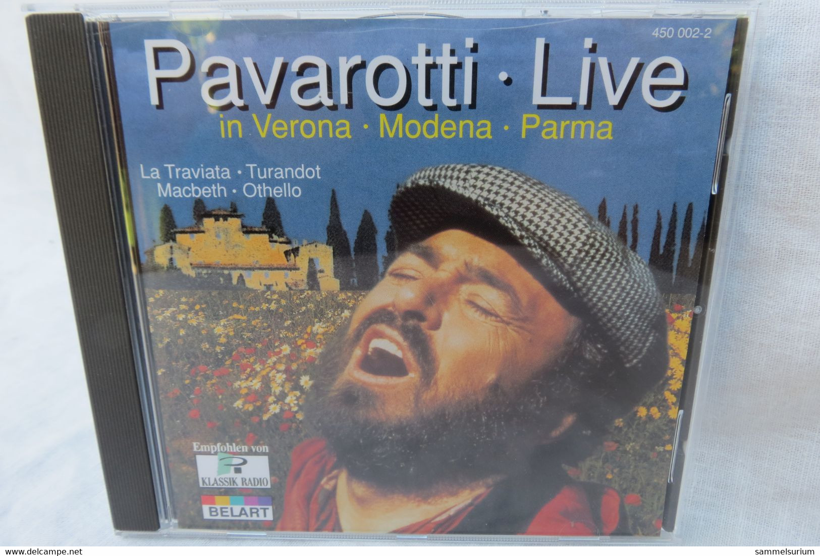CD "Pavarotti" Live In Verona, Modena, Parma, La Traviata, Turandot, Macbeth, Othello - Opera