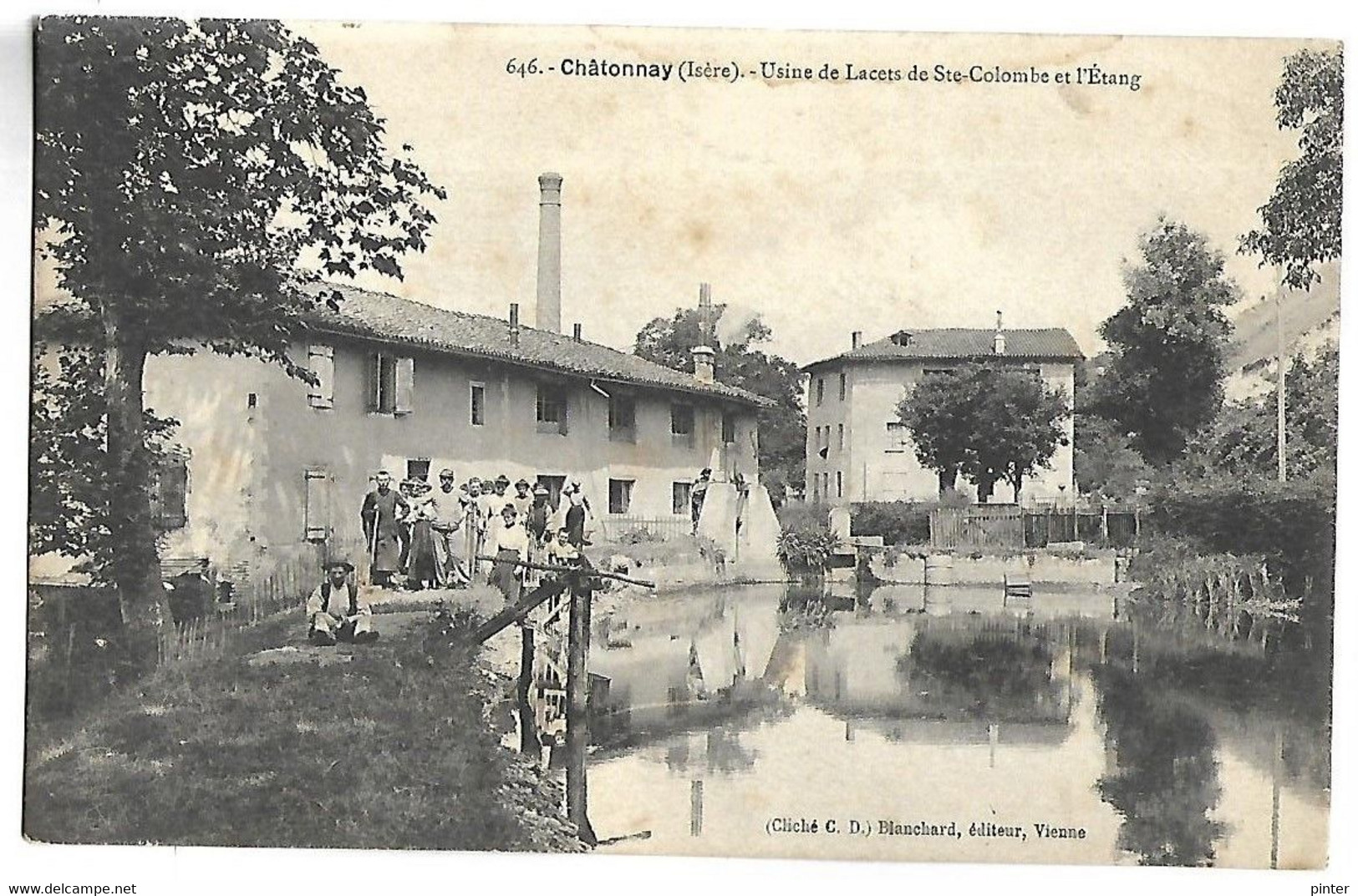 CHATONNAY - Usine De LACETS DE SAINTE COLOMBE Et L'Etang - Châtonnay