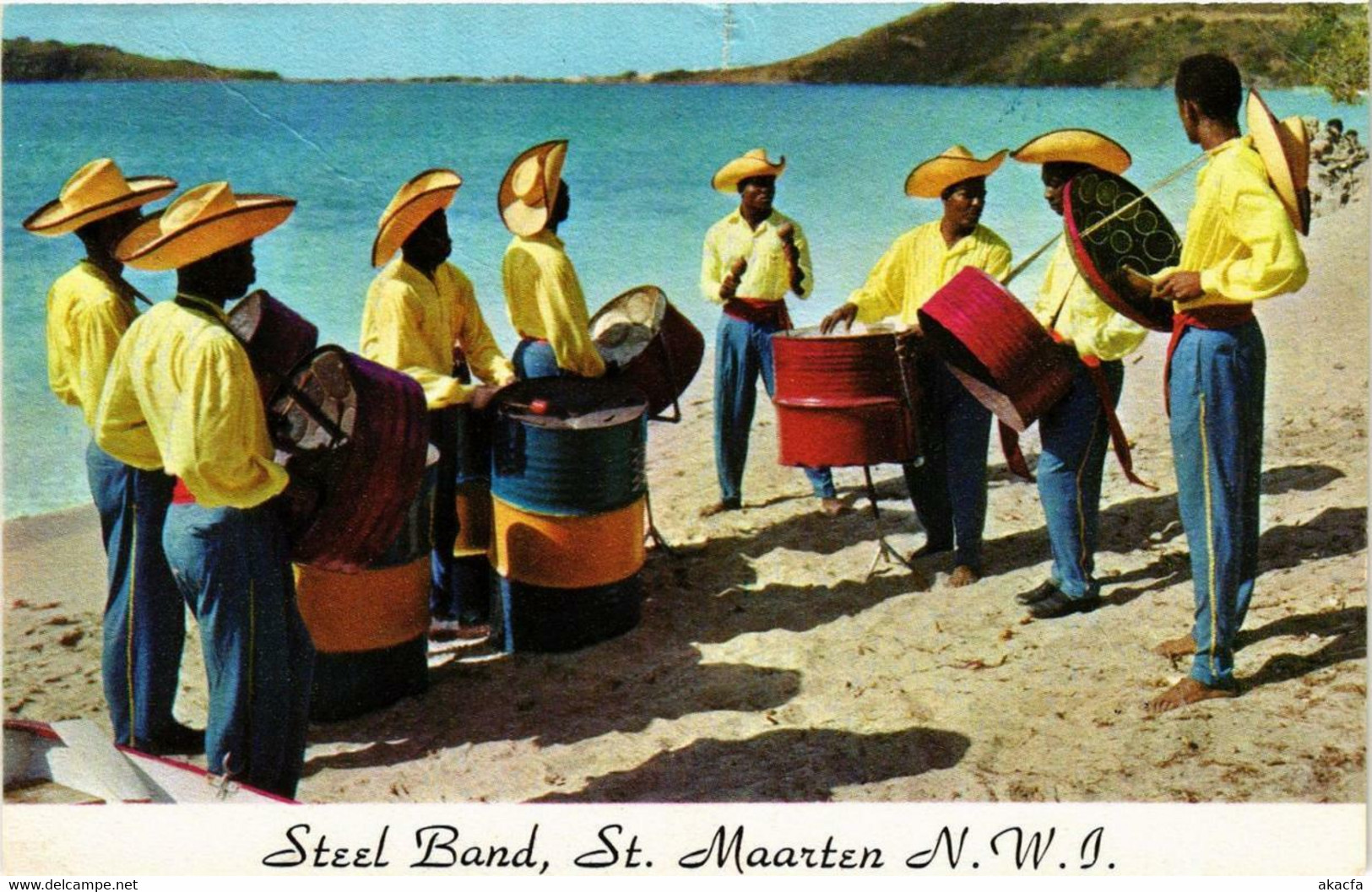 CPM AK Steel Band St-MARTIN (750182) - Sint-Marteen