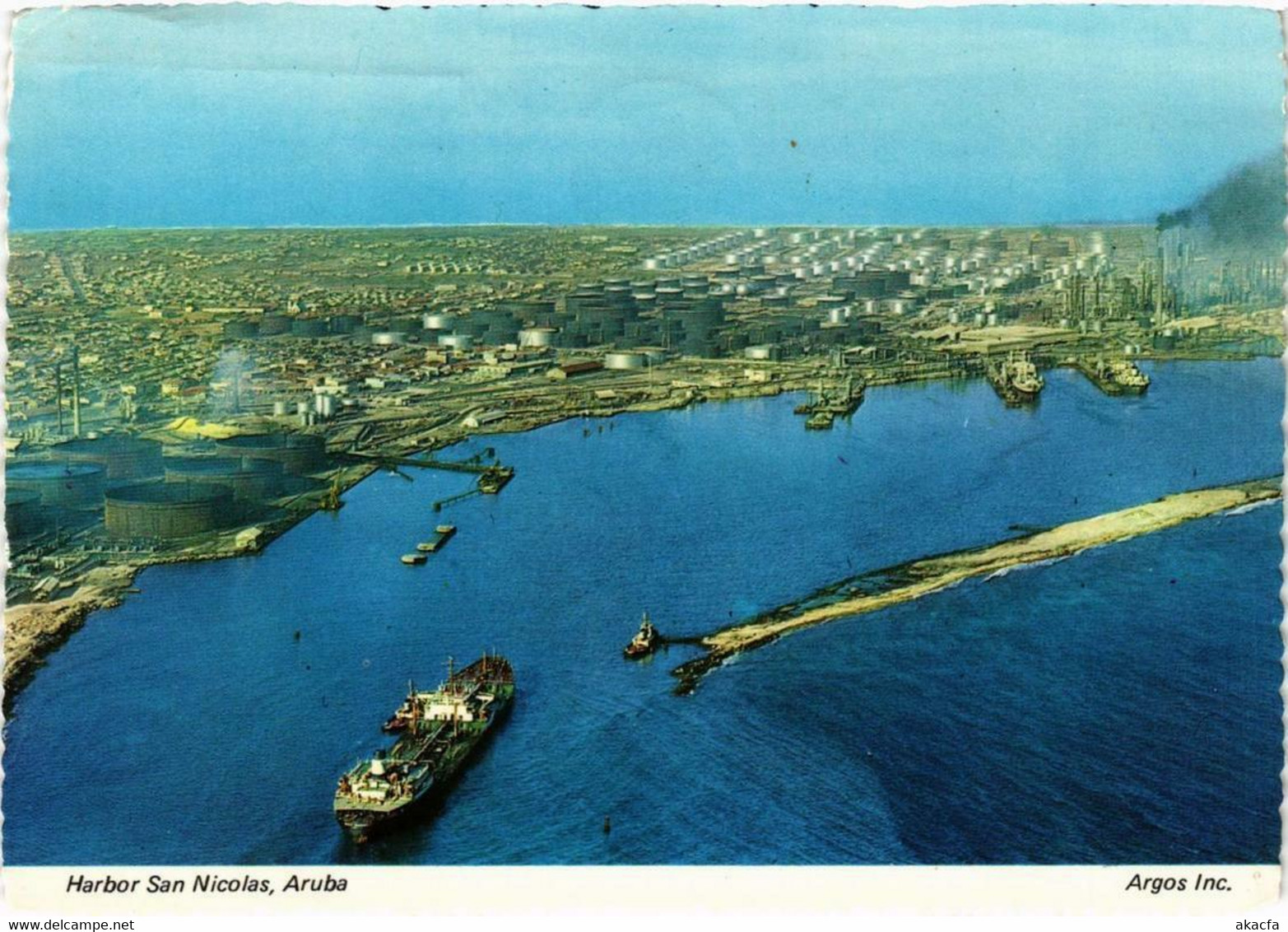 CPM AK Harbor San Nicolas ARUBA (750333) - Aruba