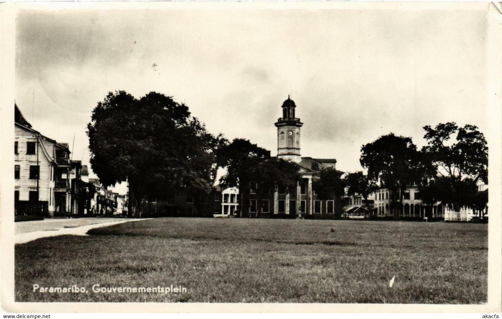 CPA AK PARAMARIBO Gouvernementsplein SURINAME (750372) - Surinam