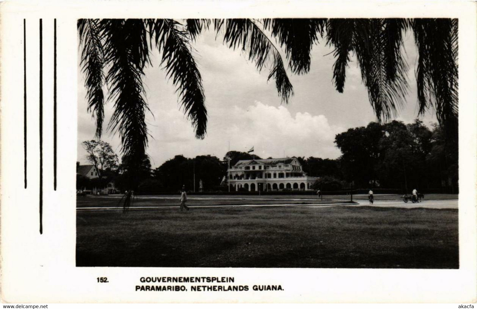 CPA AK Gouvernementsplein PARAMARIBO SURINAME (750395) - Surinam
