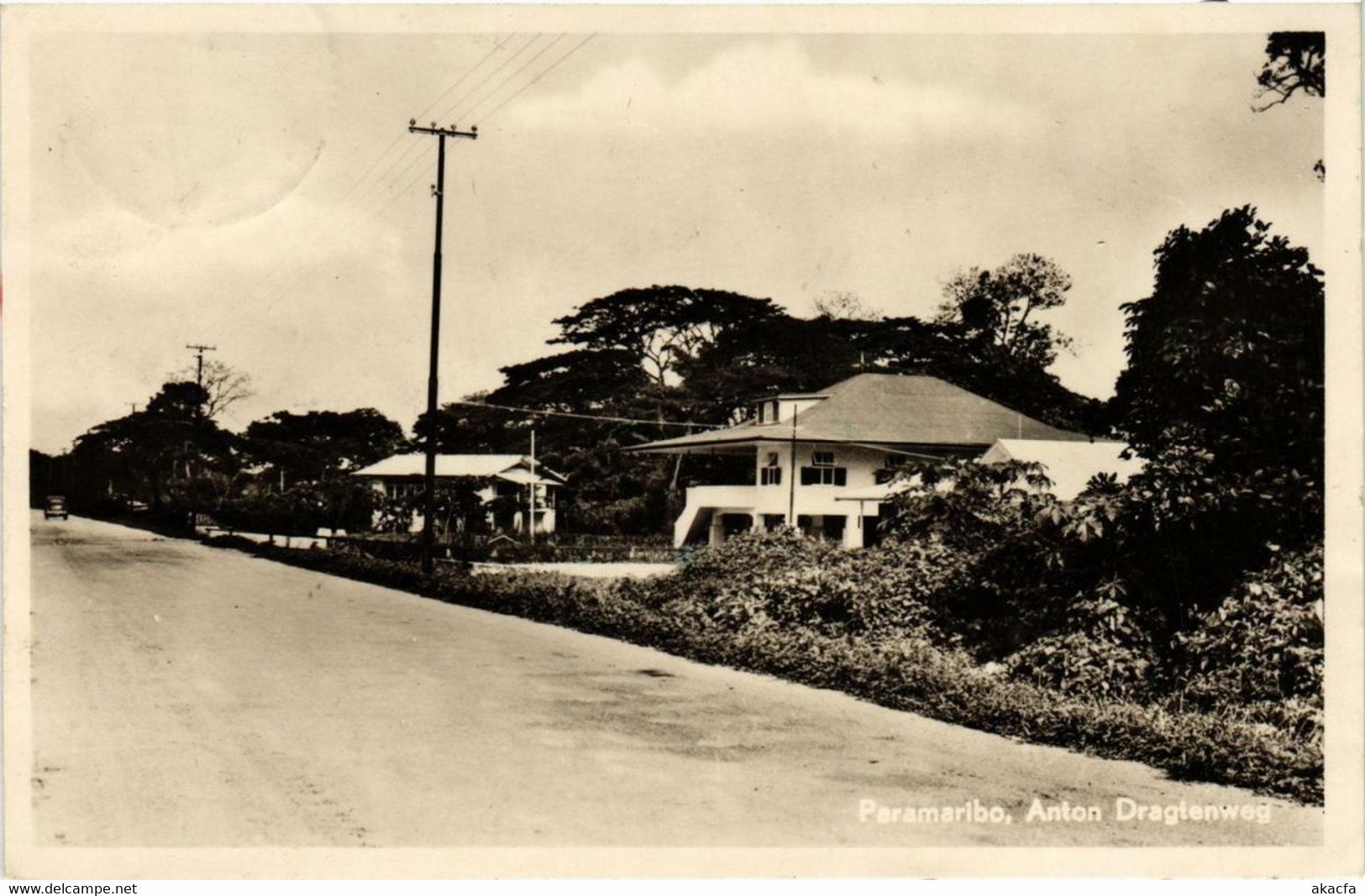 CPA AK PARAMARIBO Anton Dragtenweg SURINAME (750396) - Surinam