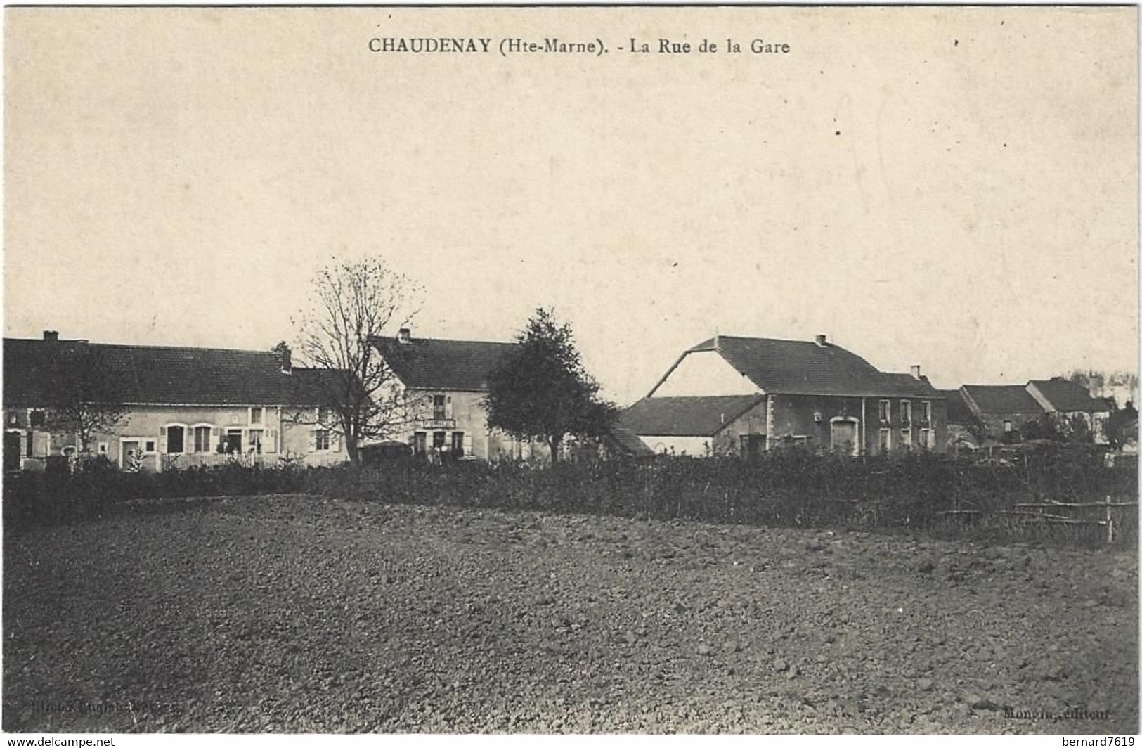 52  Chaudenay  -   -  La Rue De La Gare - Andere & Zonder Classificatie