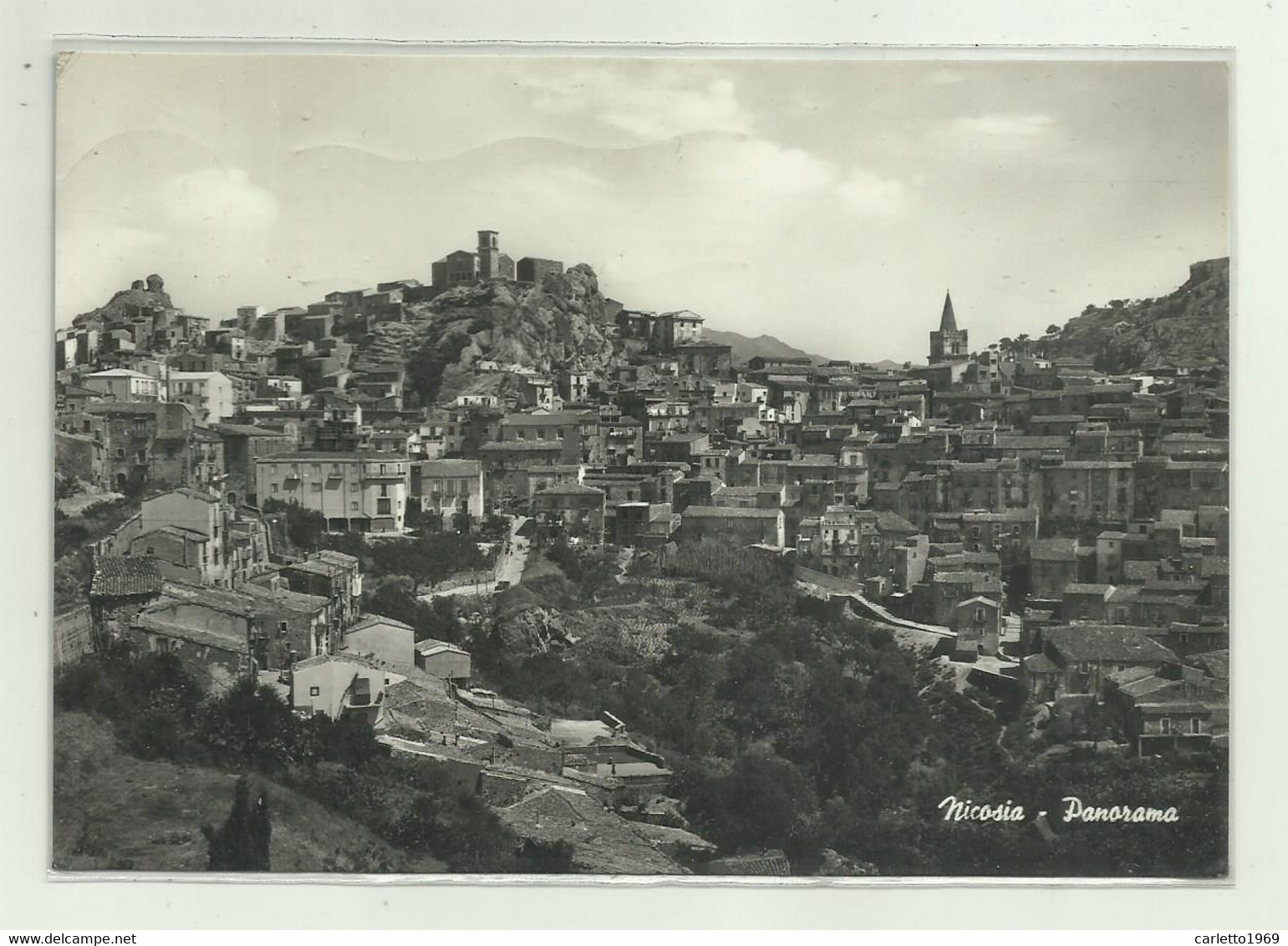 NICOSIA - PANORAMA  VIAGGIATA   FG - Enna