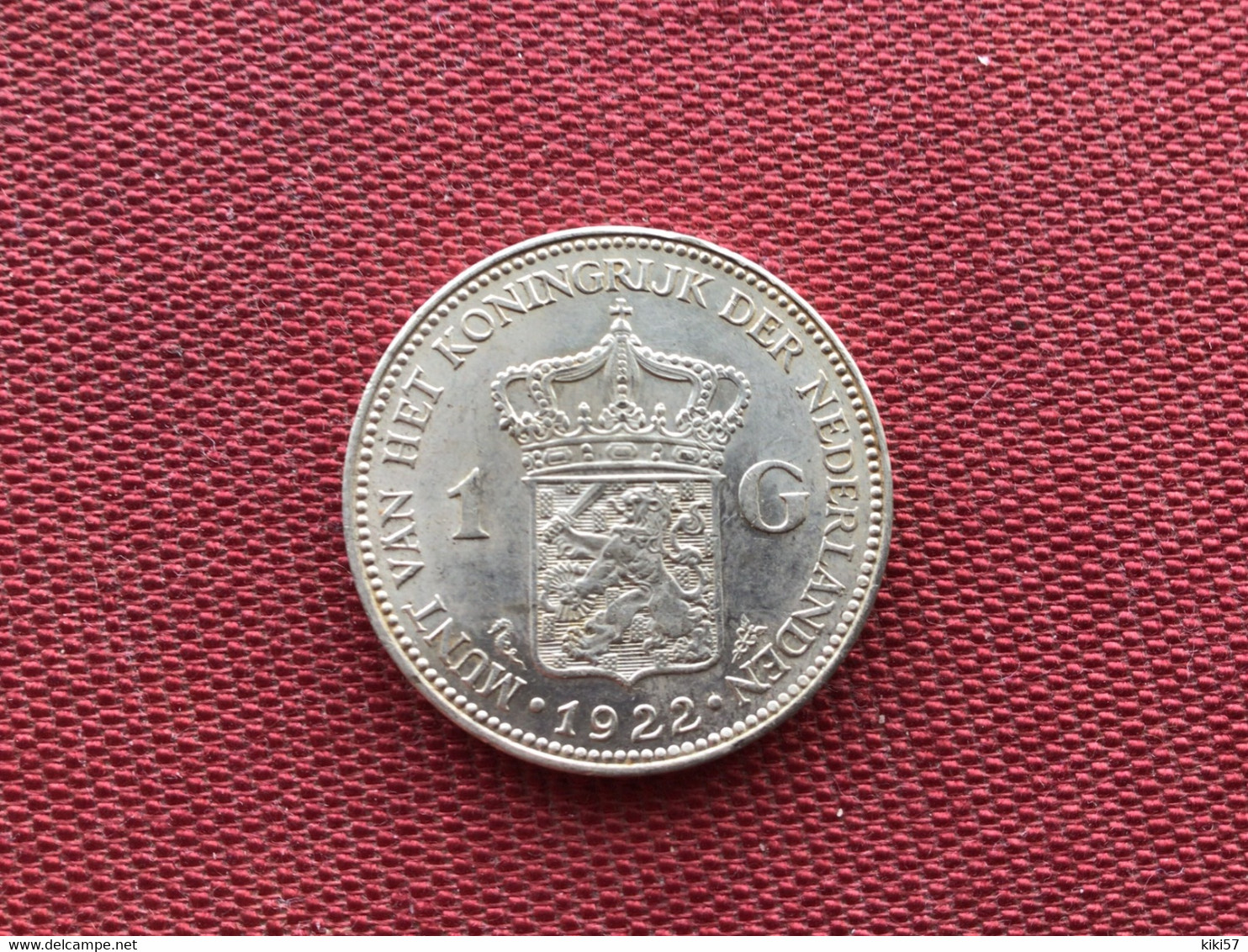 PAYS BAS Monnaie De 1 Gulden 1922 état Splendide - 1 Gulden