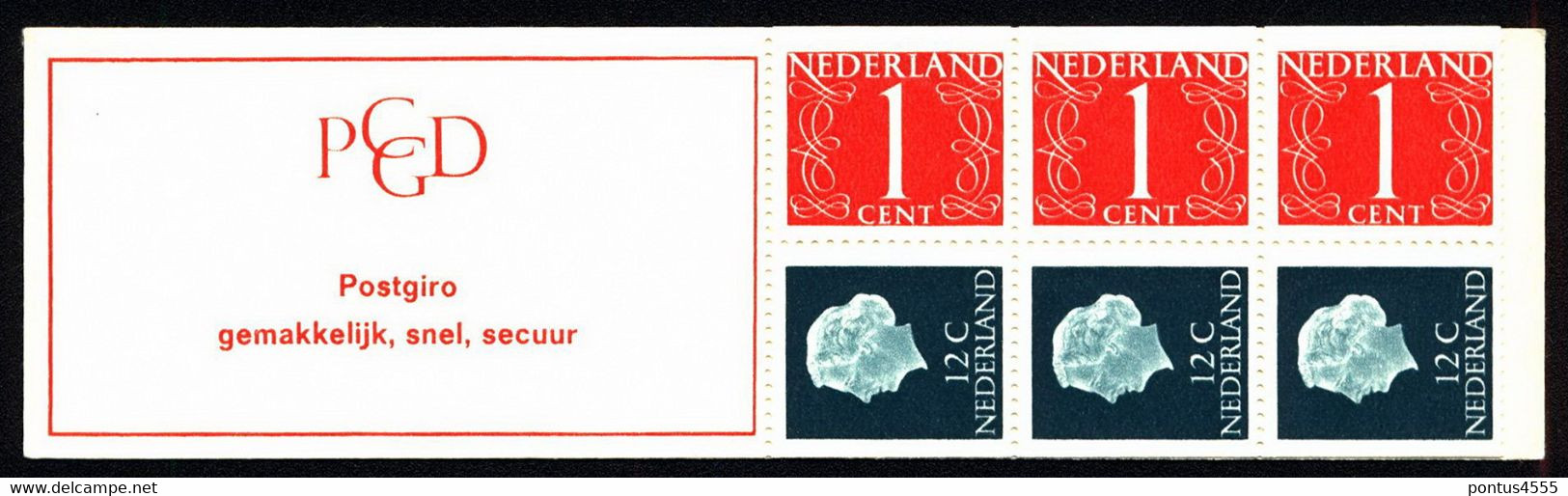 Netherlands Booklet 1969 PB 8a Queen Juliana - Libretti