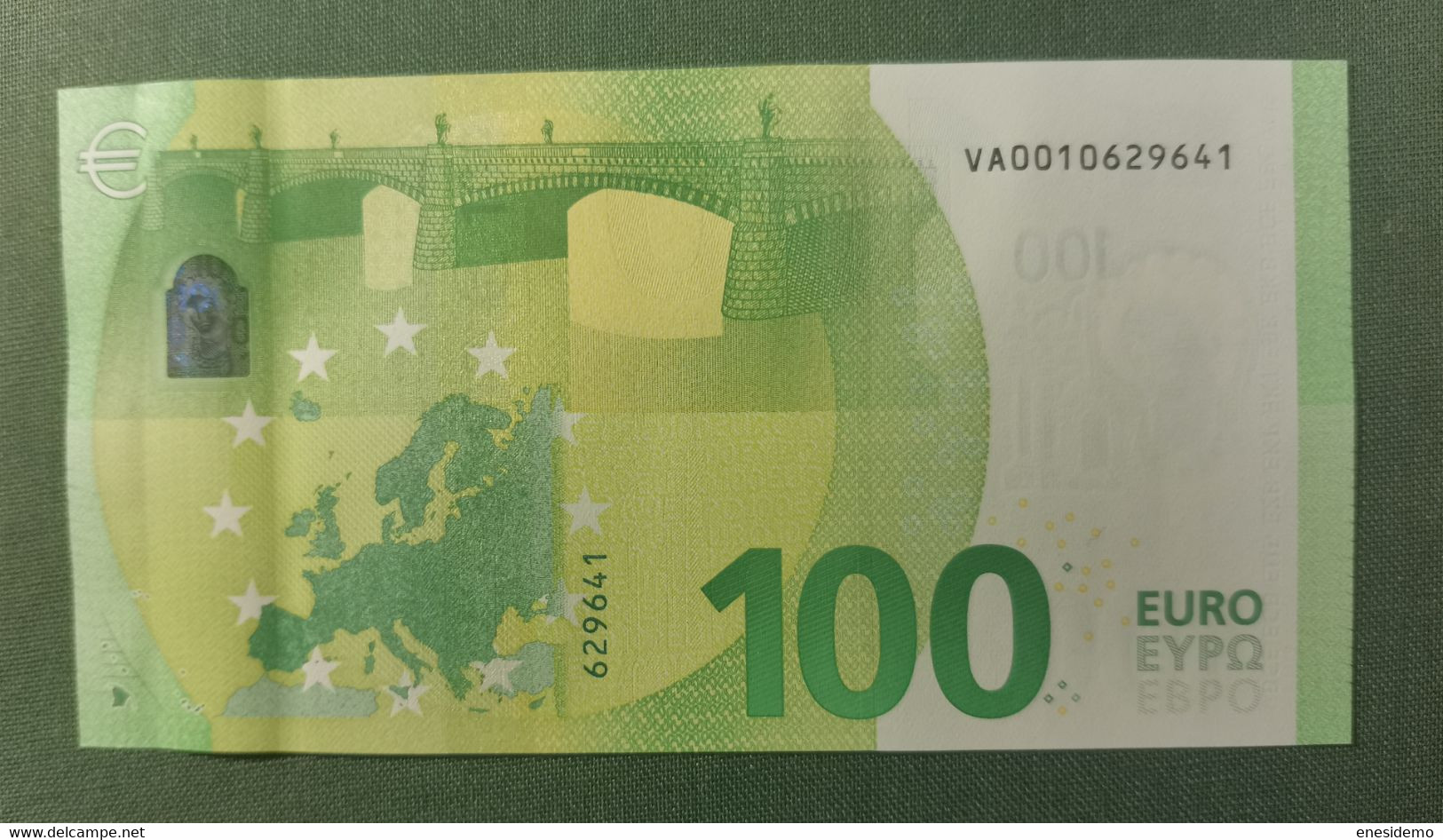 100 EURO SPAIN 2019 DRAGHI V001C5 VA00 SC FDS UNCIRCULATED  PERFECT