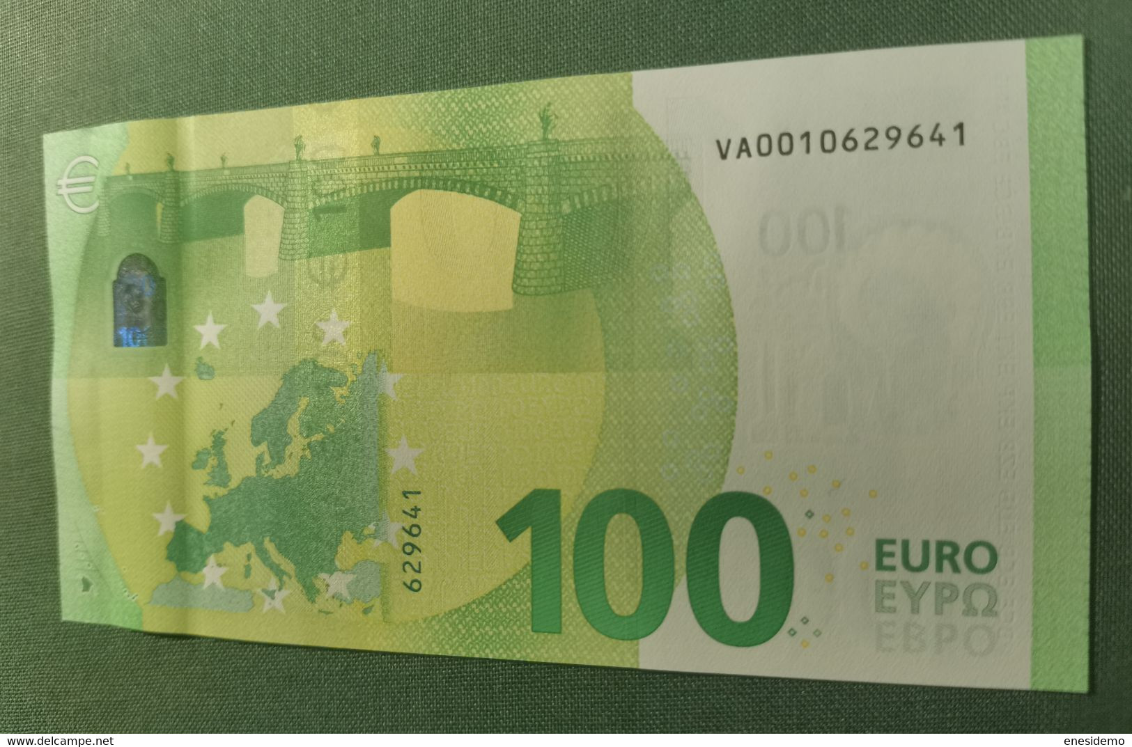 100 EURO SPAIN 2019 DRAGHI V001C5 VA00 SC FDS UNCIRCULATED  PERFECT