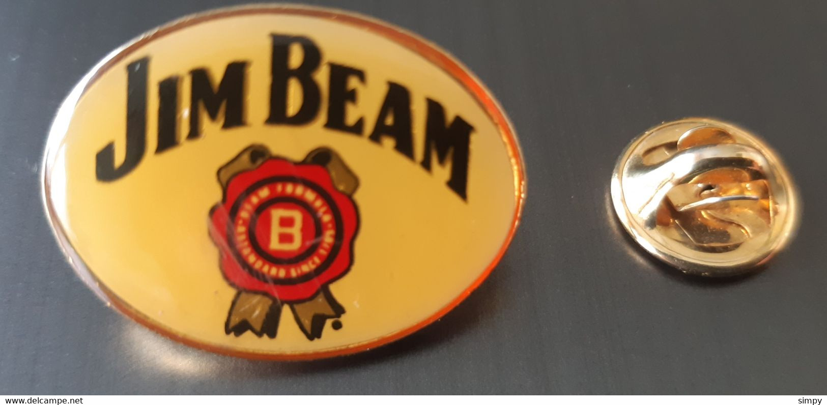 JIM BEAM  Whiskey  Alcohol Pin Badge - Boissons