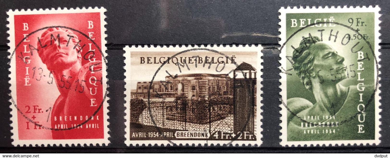 België, 1954, Nr 943-45, OBP 61€, Prachtig Centraal Gestempeld! - Sonstige & Ohne Zuordnung