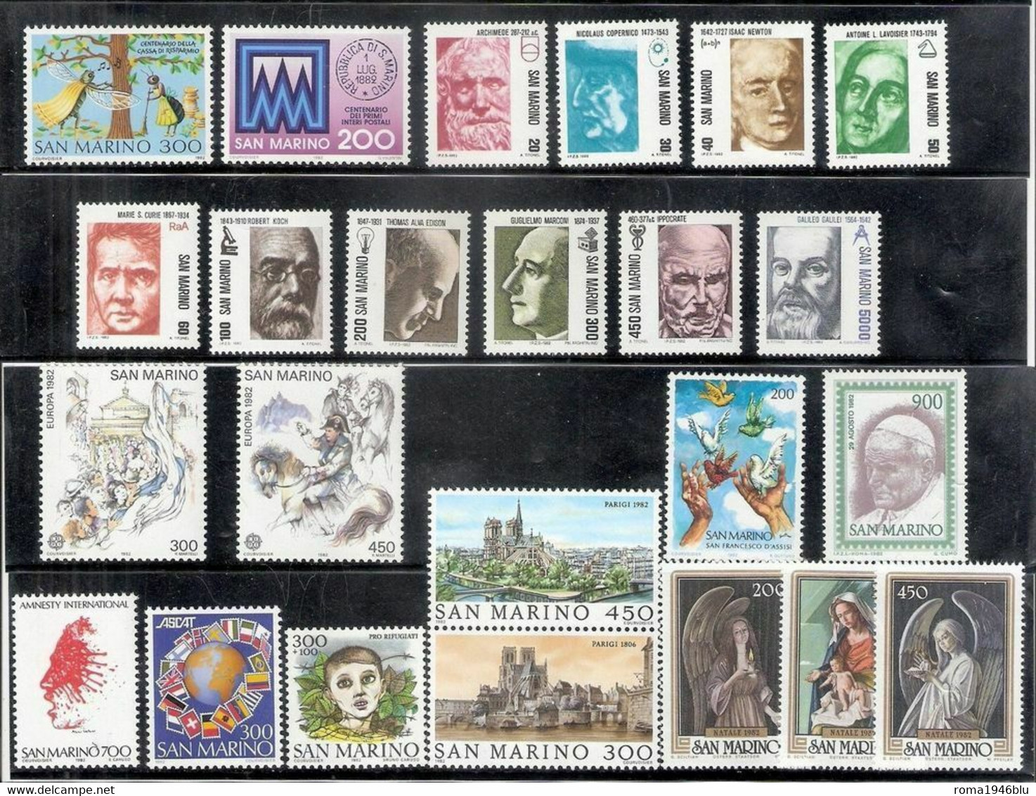 SAN MARINO 1982 ANNATA CPL.**  MNH - Komplette Jahrgänge