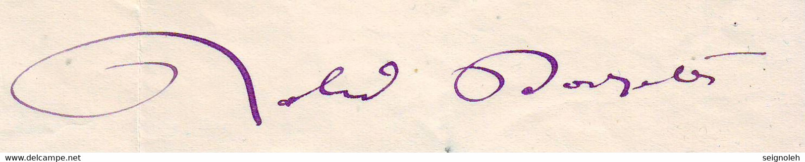 ROLAND DORGELES , Superbe Lettre AUTOGRAPHE SIGNEE Datee De BARBIZON ...... - 1901-1940