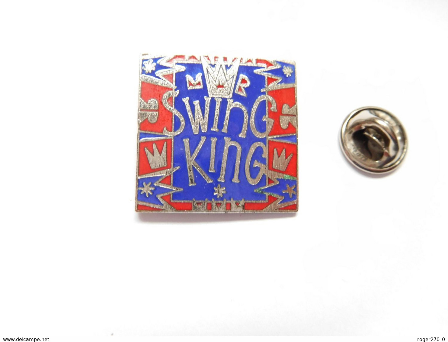 Superbe Pin's Pins En EGF , Swing King , Jeux Jouets , Morsestraat , Ede , Hollande , Signé GKP - Jeux