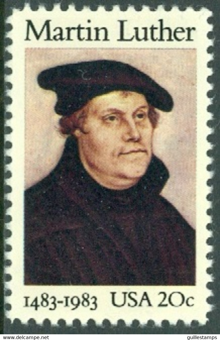 UNITED STATES OF AMERICA 1983 MARTIN LUTHER** (MNH) - Ungebraucht