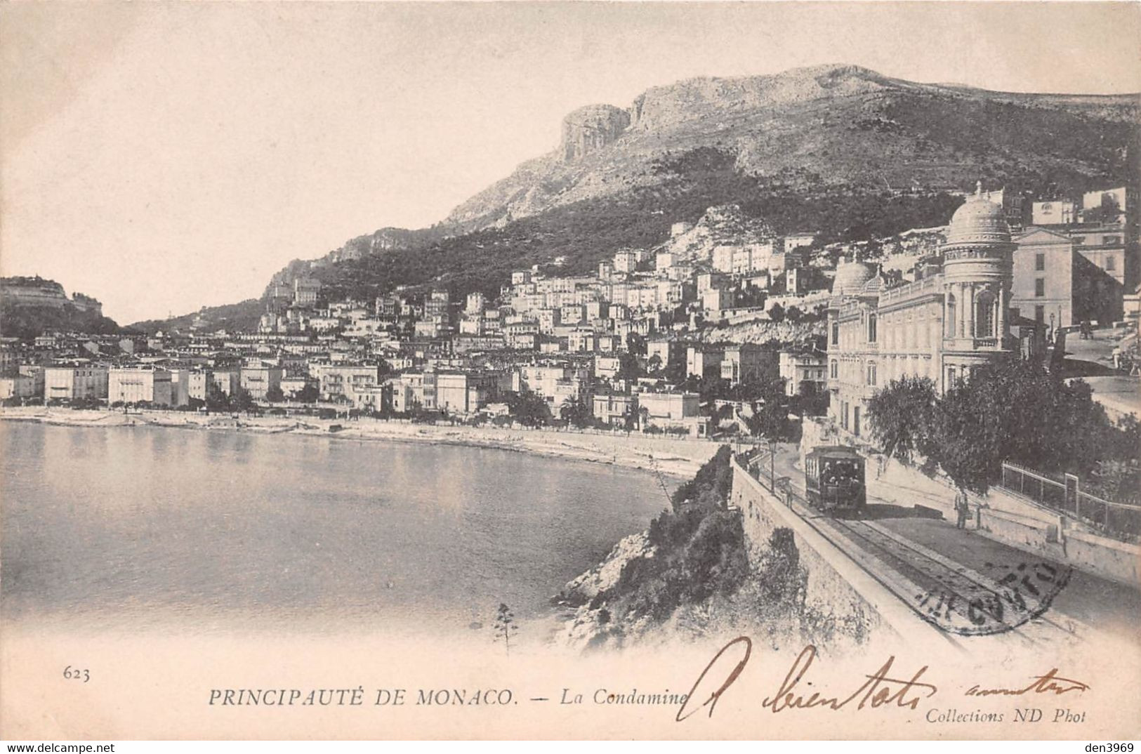 Principauté De MONACO - La Condamine - Tramway - Précurseur Voyagé 1904 - La Condamine