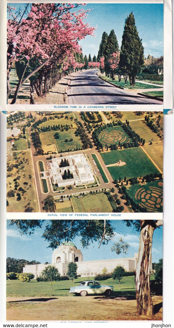 Australial - Postcard Unused Leporello With 12 Images From Canberra -  6/scans - Canberra (ACT)