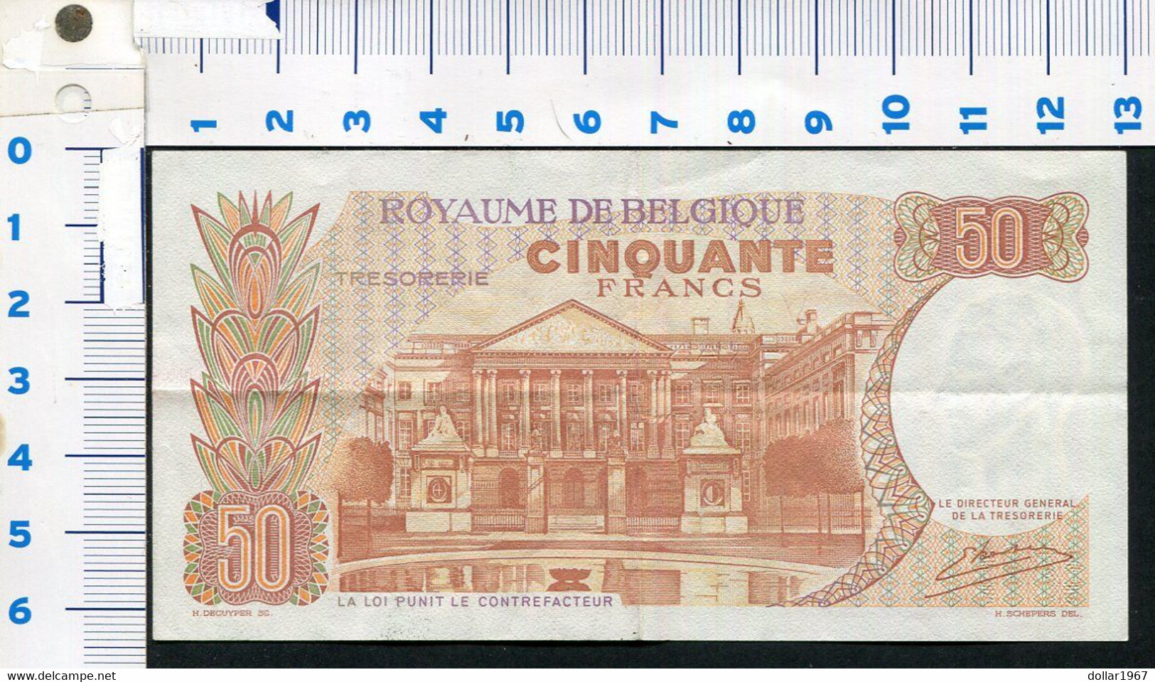 België 50 Frank 14-5- 1966 -NO: 1001 F 2989 - 50 Francs