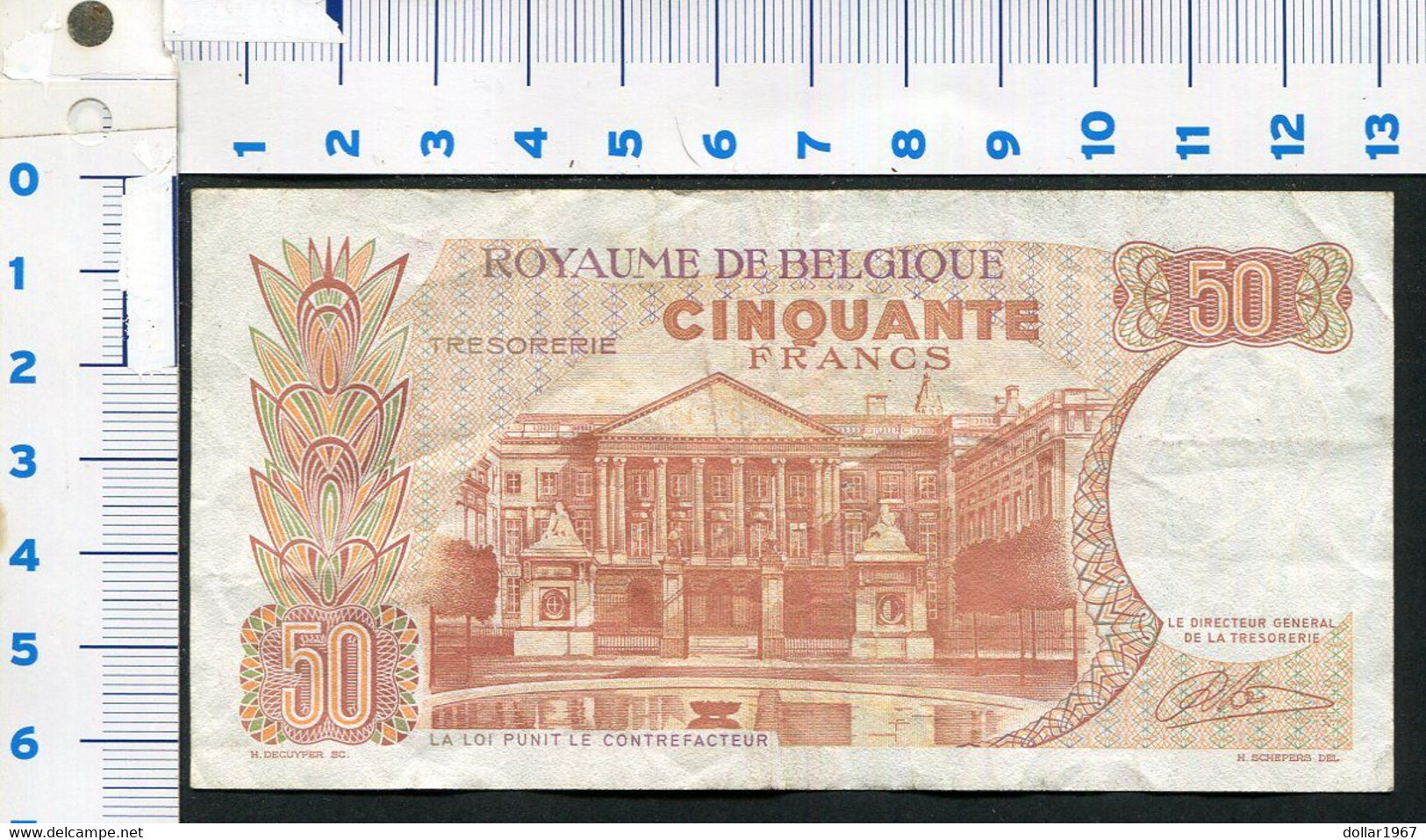 België 50 Frank 14-5- 1966 -NO:  1506 U 2486 - 50 Franchi