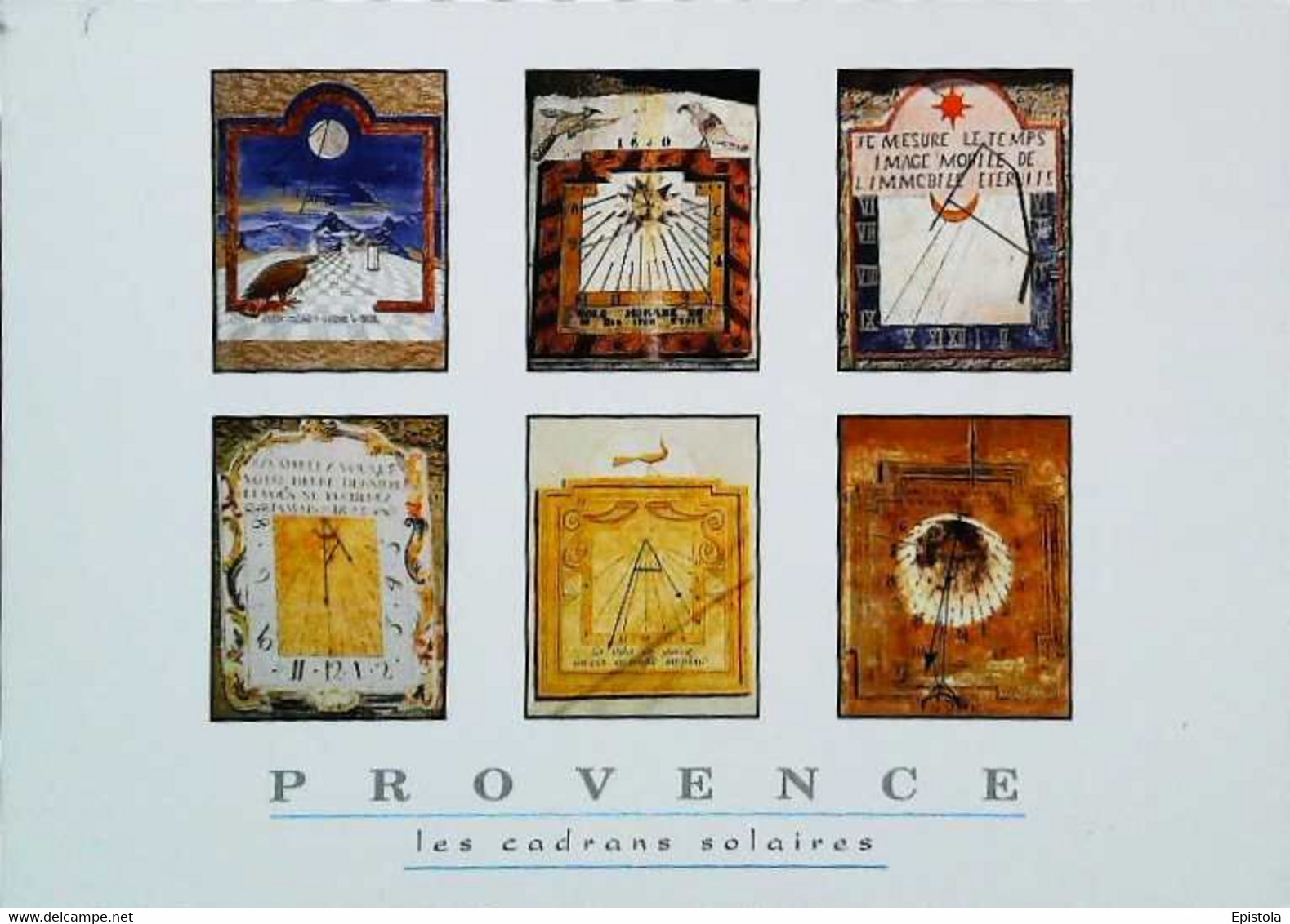 ►. Carte Postale CADRAN SOLAIRE - SUNDIAL Cadrans  Solaires De Provence - Autres & Non Classés