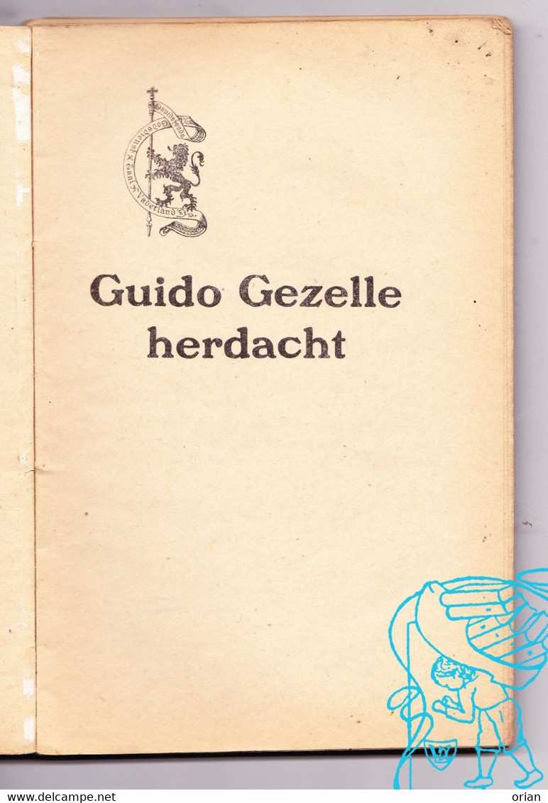 Boek - Guido Gezelle Herdacht - Uitgave N.a.v. 25j. Overlijden - Brugge 1924 / AVV VVK - Davidsfonds - Poésie