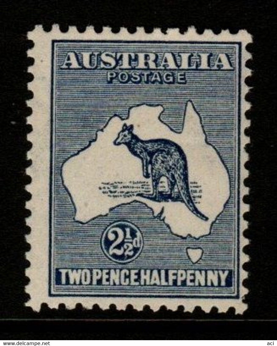 Australia SG 25  1915 2nd Wtmk Kangaroo,2,5 D Indigo,Mint Never Hinged - Ungebraucht
