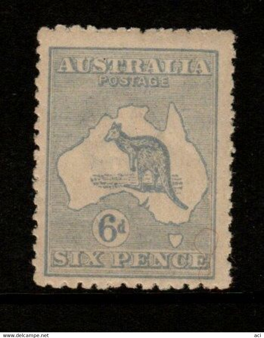 Australia SG 38  1915-20 3rd Wtmk Kangaroo,6d Ultramarine,Mint Never Hinged - Ungebraucht