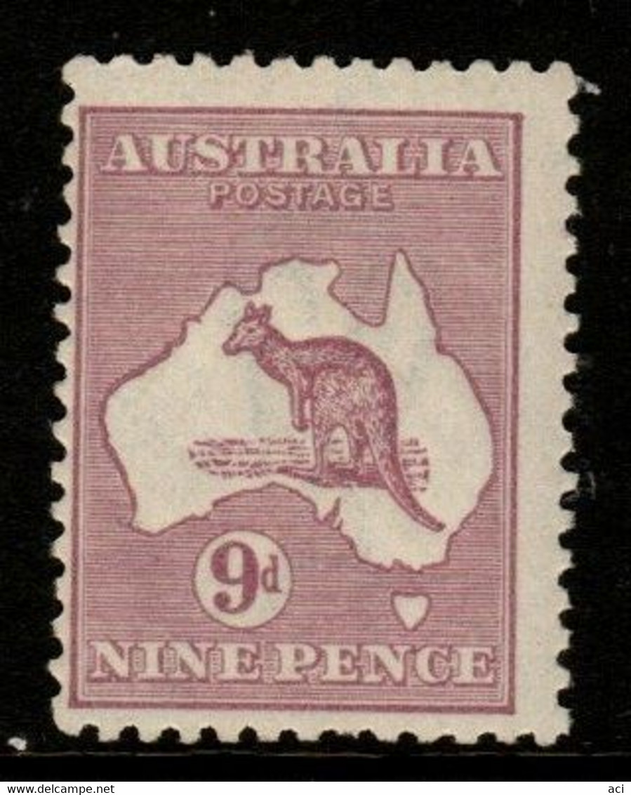 Australia SG 39  1915-20 3rd Wtmk Kangaroo,9d Violet,Mint Never Hinged, - Ungebraucht