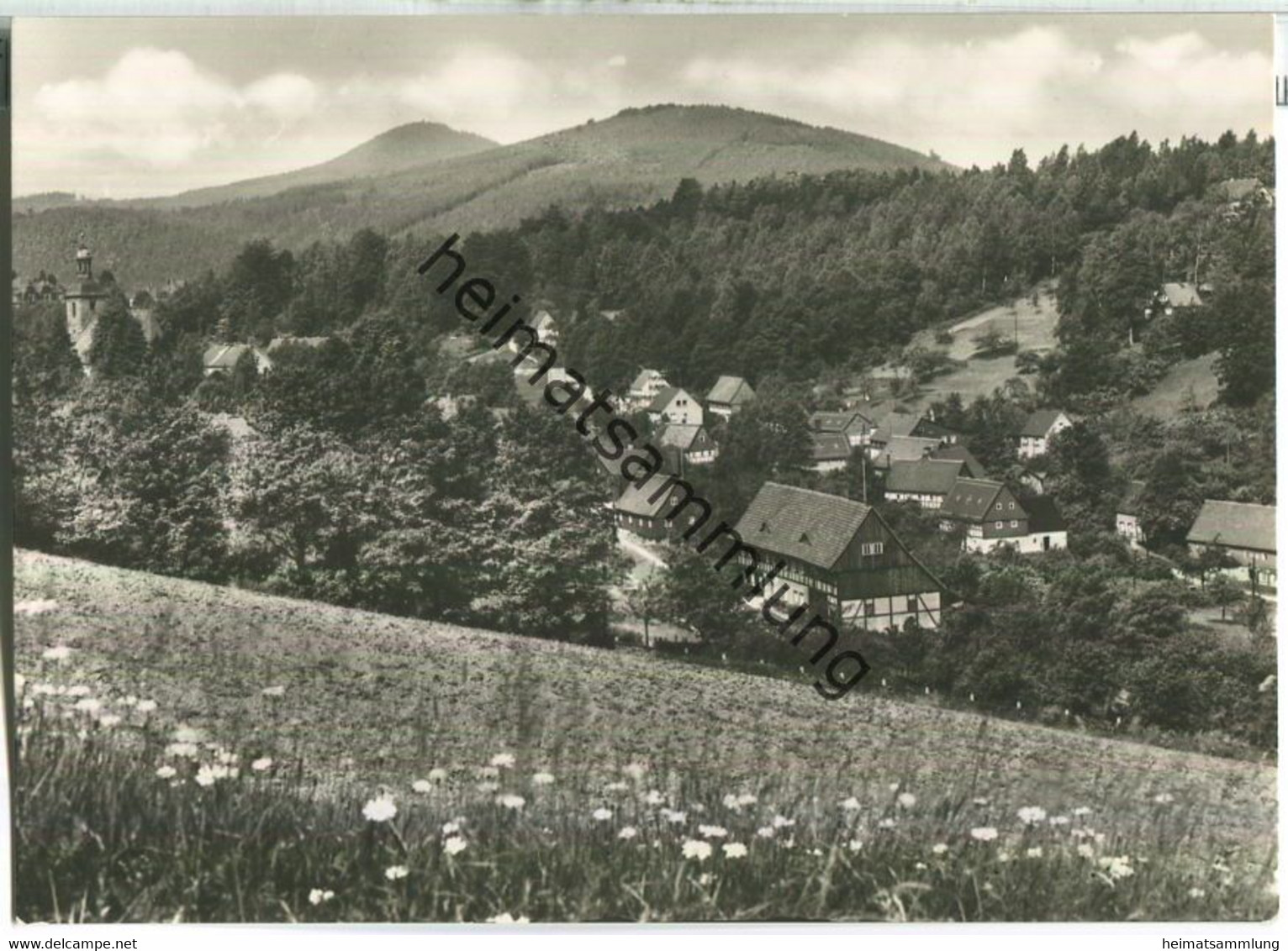 Jonsdorf - Blick Auf Die Kirche - Foto-AK - Verlag E. Wagner Söhne Zittau - Jonsdorf