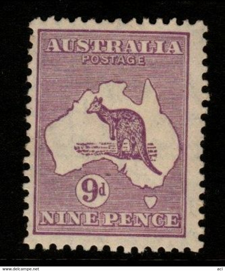 Australia SG 108 1929-30 Small Multi Wtmk Kangaroo,9d Violet,Mint Never Hinged - Neufs