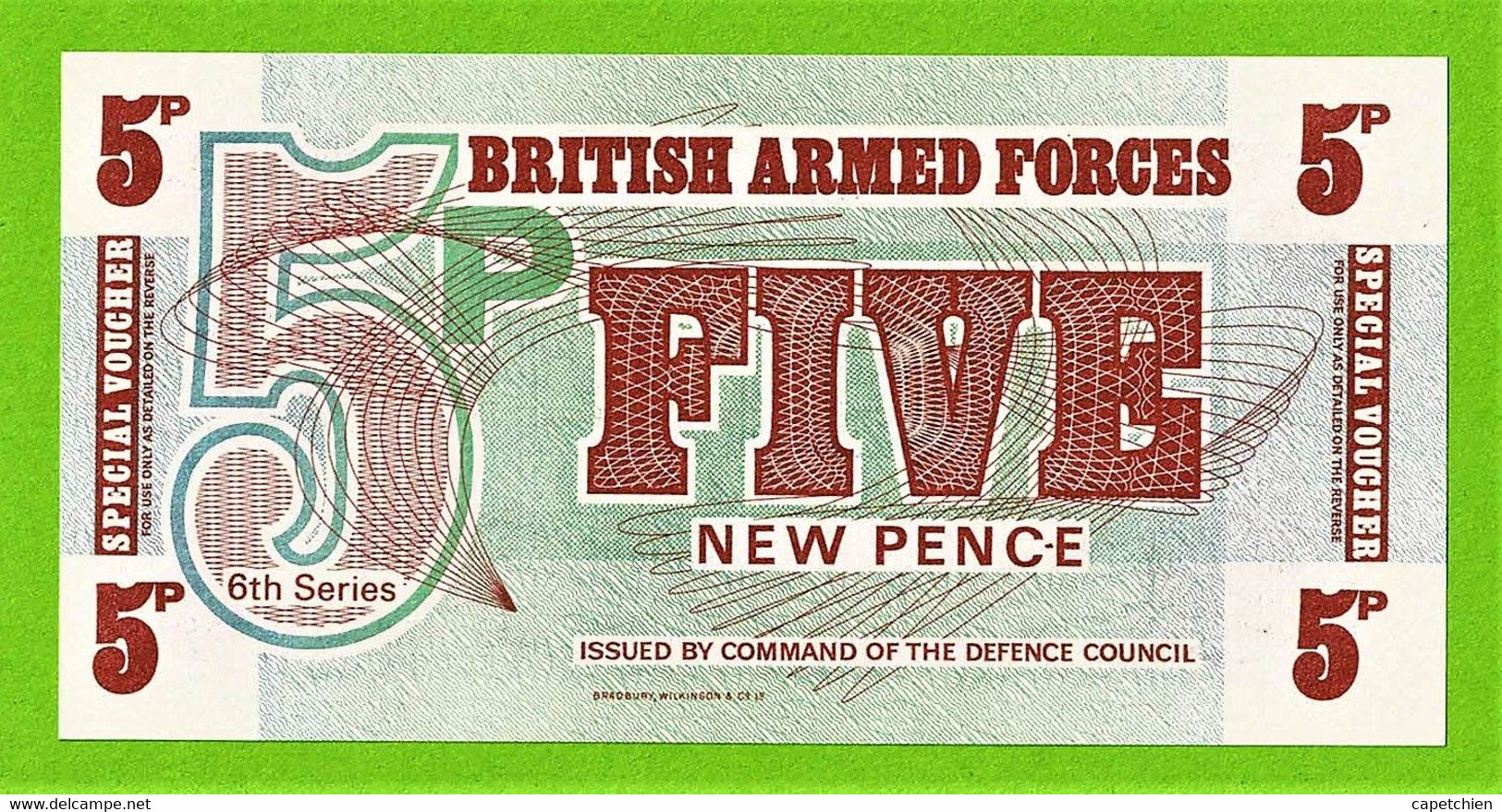 GRANDE BRETAGNE / BRITISH ARMED FORCES / FIVE NEW PENCE / NEUF - Autres & Non Classés