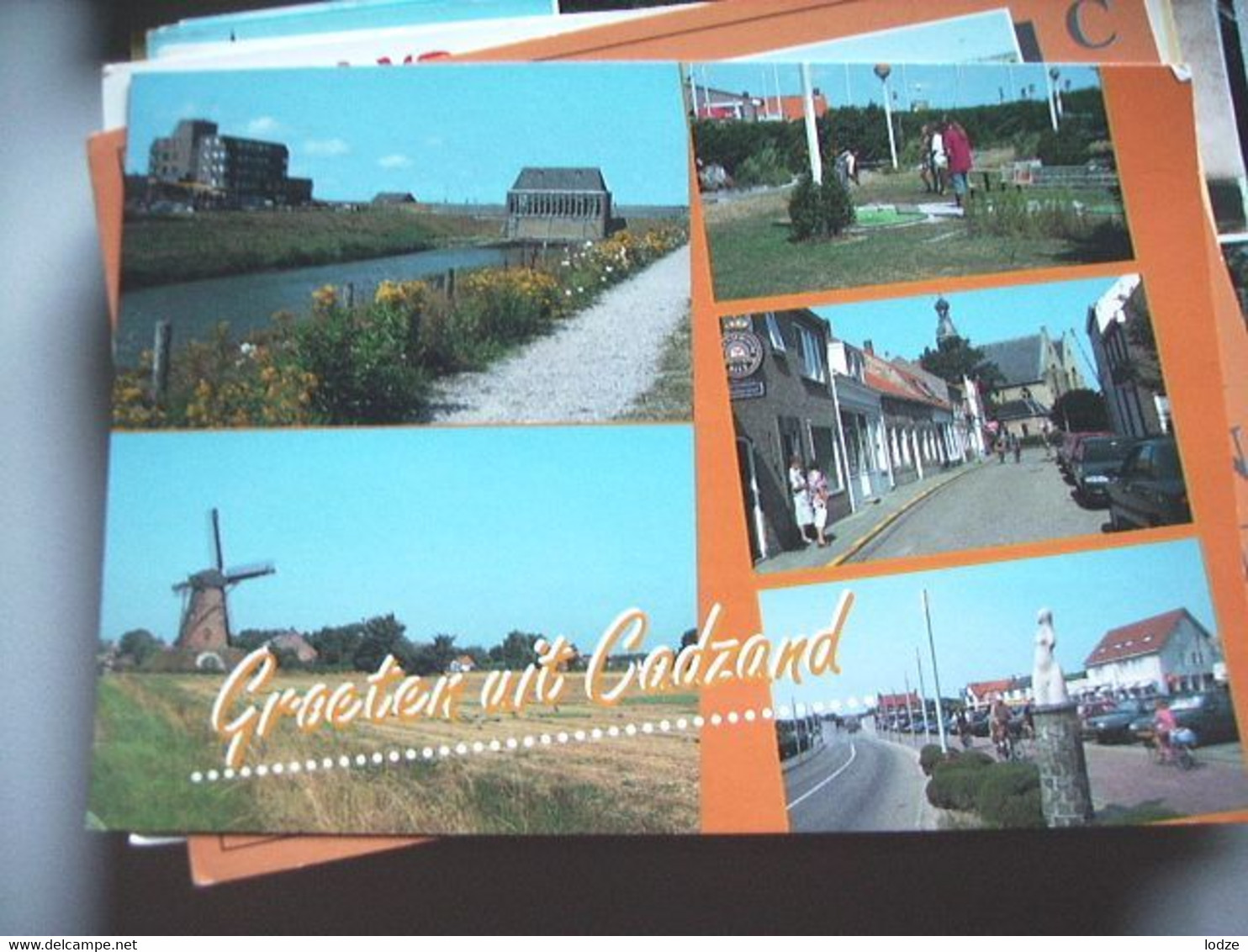 Nederland Holland Pays Bas Cadzand Met Molen En Dorpsstraat - Cadzand
