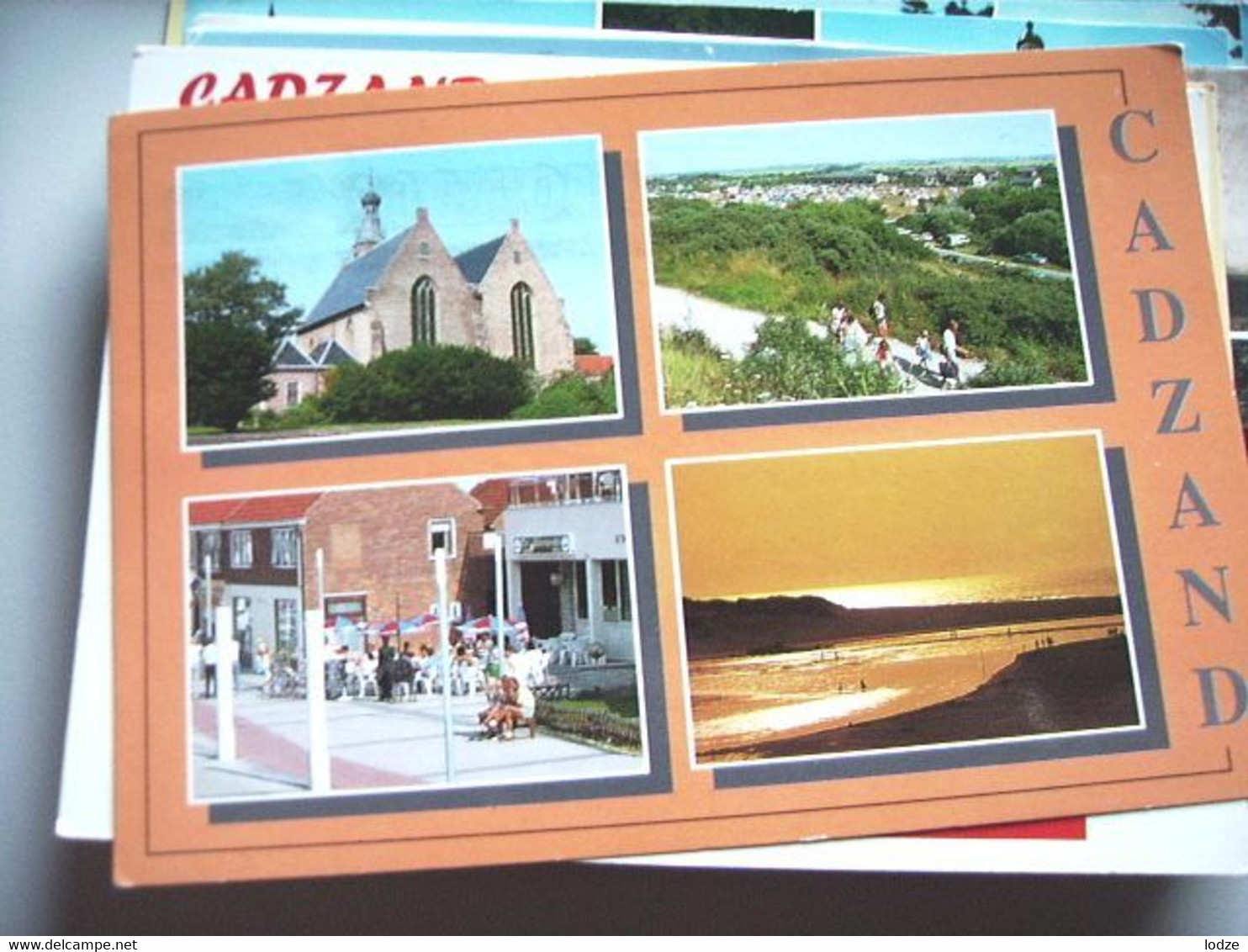 Nederland Holland Pays Bas Cadzand Met Kerk En Duinen - Cadzand